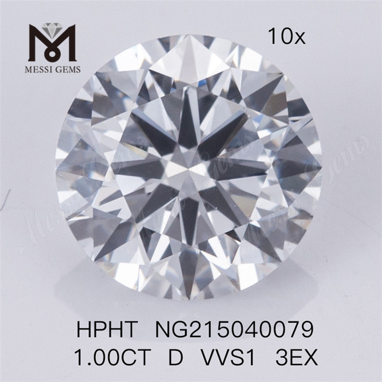 HPHT 1.00CT RD figura D VVS1 3EX Lab Diamond