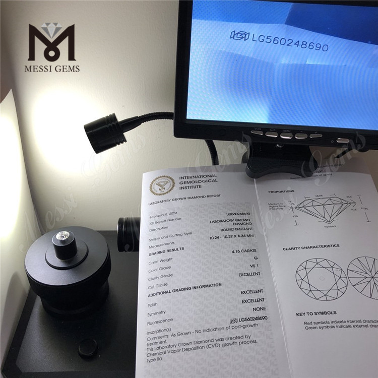 4.15CT G VS1 3EX CVD lab iaspis IGI