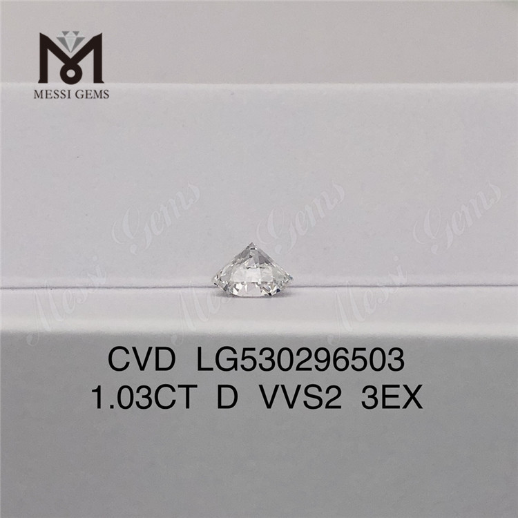 1.03CT D VVS Best solve Lab Diamond 3EX CVD Diamonds 