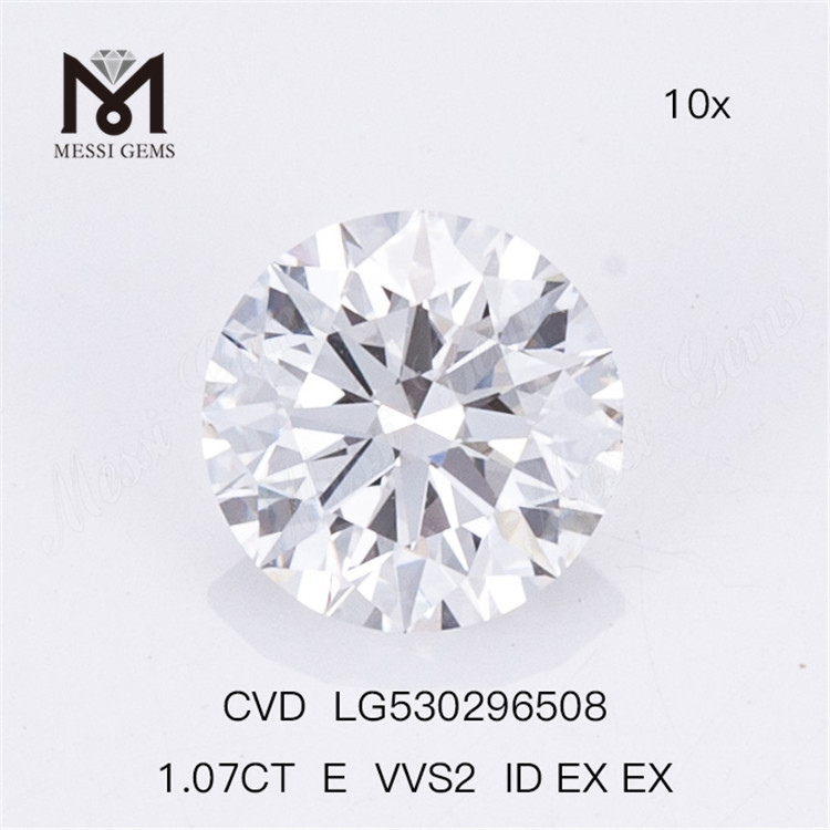 1.07ct E VVS Round solve Lab Diamond VVS