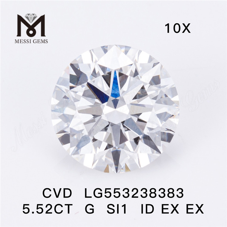 5.52CT G SI1 ID EX LAB crevit adamas cvd 5ct