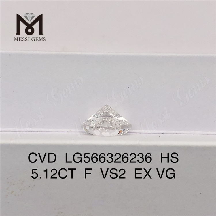 5.12CT F VS2 EX VG HS lab adamas CVD LG566326236 