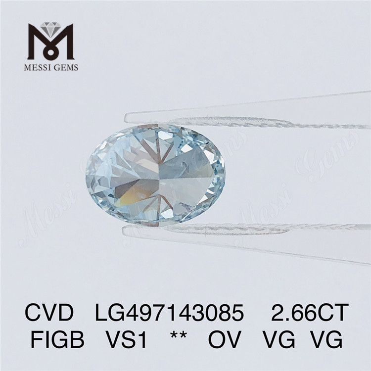 2.66CT CVD LG497143085 VS1 OV VG VG lab iaspis GRAVIDUS