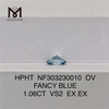 1.06CT VS2 OV Lupum lab iaspis FACY BLUE HPHT NF303230010