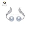 7-8mm akoya Elegans nuptialis Jewelry Silver925 Bacca Crotalia pro Nuptiis