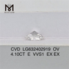 EX 4.10ct E VVS1 EX EX CVD solve crevit Diamond LG632402919
