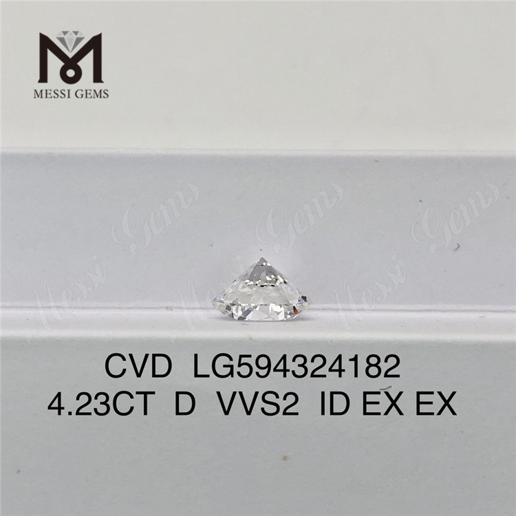 4.23CT D VVS2 ID EX circum cvd lab adamas amet LG594324182丨Messigems