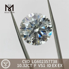 10.32CT F VS1 ID EX EX 10ct cvd adamas LG602357738丨Messigems