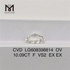 10.09CT F VS2 CVD OV maximus lab adamas IGI Certified Excellence丨Messigems LG608398814