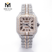 Factory Direct Price Antique Iced Out VVS Moissanite Vigilo Mens