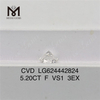 5.20CT F VS1 3EX Laboratorium Diamond CVD LG624442824丨Messigems