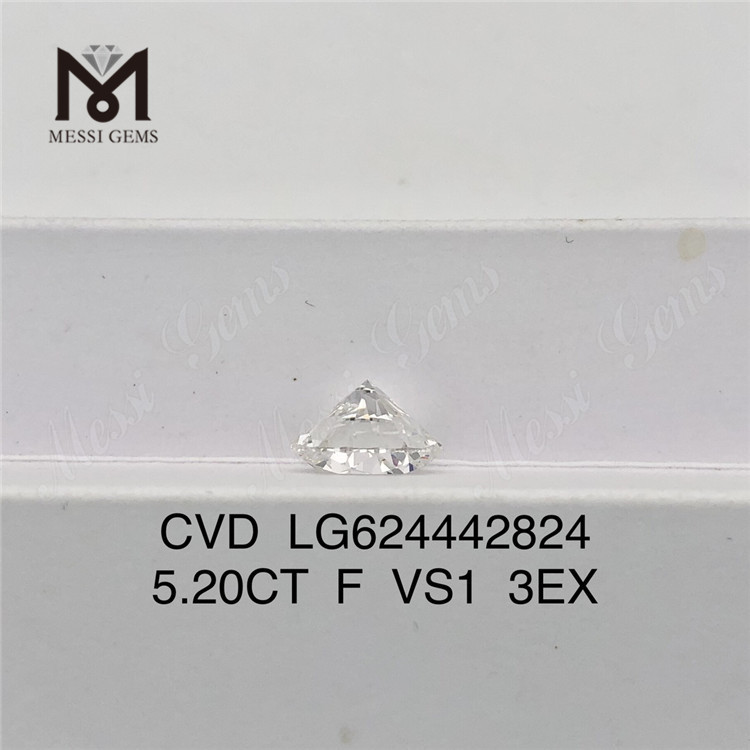 5.20CT F VS1 3EX Laboratorium Diamond CVD LG624442824丨Messigems