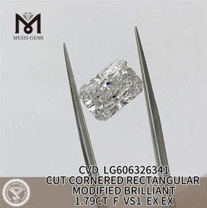 1.79CT F VS RECTANGULAR IGI Graded Diamond CVD LG606326341 Perfecta Perfectio-Messigems 