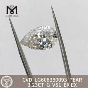 3.23ct igi libellum adamantem VS Quality Affordable CVD Diamonds for Jewelry Designers丨Messigems LG608380093