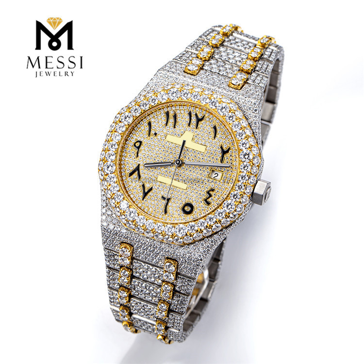Parabilis Luxuria Men's Moissanite watches for Men MSA-580