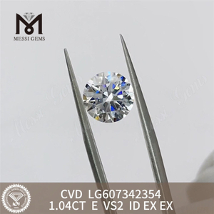 1.04CT E VS2 CVD Lab Diamond for Sustinens Jewelry丨Messigems LG607342354