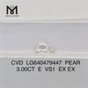 3.00CT E VS1 PIRRUM optima qualitas lab adamantibus IGI LG640479447丨Messigems