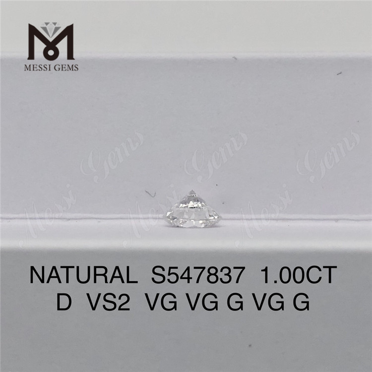 1.00CT D VS2 VG VG G VG G Stunning 1 Carat Natural Diamond Detege Luxuria
