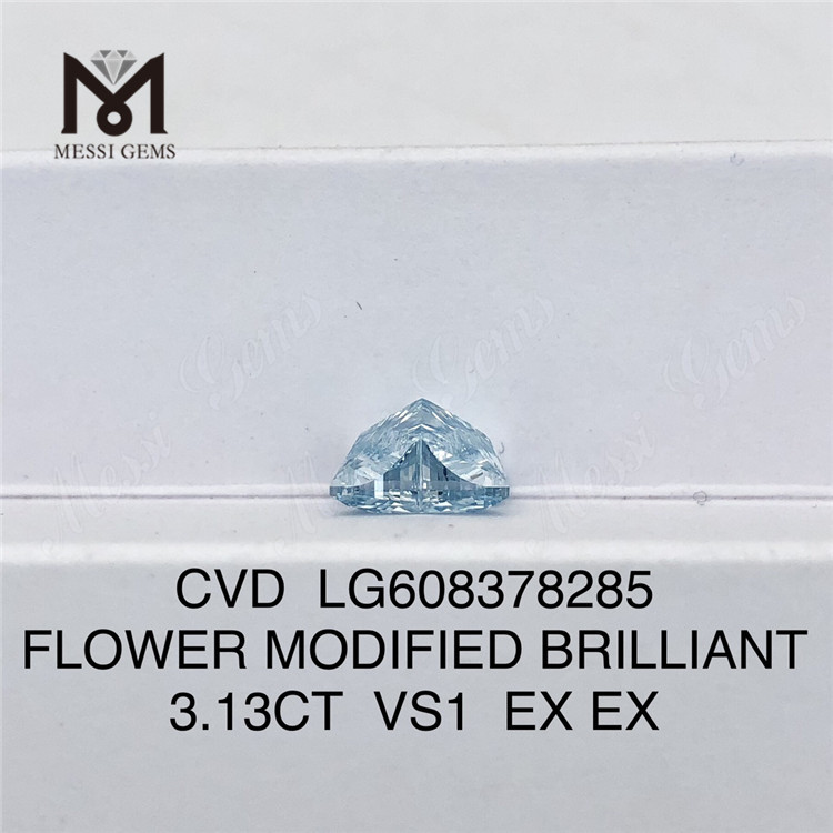 3.13ct VS1 Blue Flos Lab factum Diamond Pectus CVD LG608378285