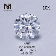 0,7 carat HPHT D VVS2 PRAEBONIS circa lab fecit crystallini