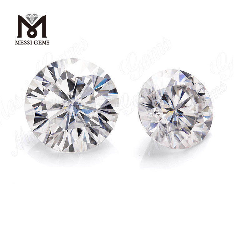 GRA 14mm moissanite iaspis rotunda figura soluta iaspis