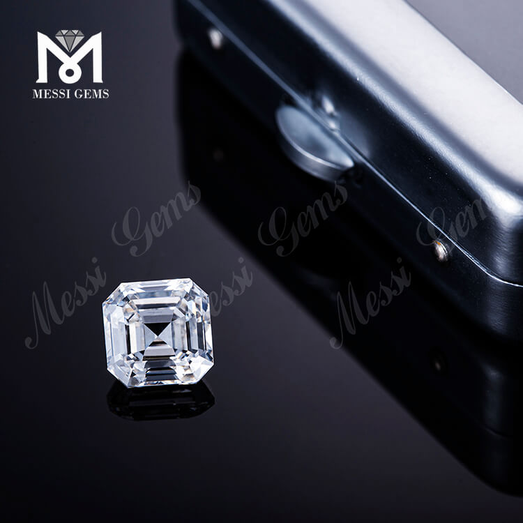 3.76ct G VS Lab Adamas VG QUADRATUM Smaragdus sectus Lab creatus adamantibus