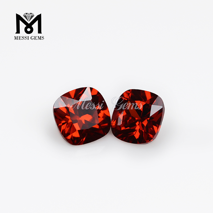 tutus 6x6mm pulvinus carbunculus cubicus zirconia sectus