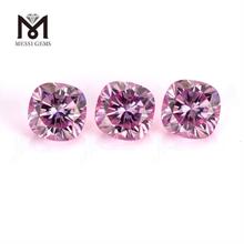GRA Pink Color Cushion Cut 3-9mm Syntheticum moissanite