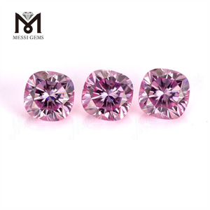 GRA Pink Color Cushion Cut 3-9mm Syntheticum moissanite