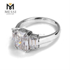 3carat 14k/18k annuli nuptiales moissanite anulus aureus pro mulieribus