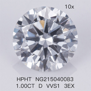 HPHT 1.00CT homo diamodn D VVS1 3EX Lab Diamonds