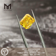 1.20ct Yellow Lab Diamond VS1