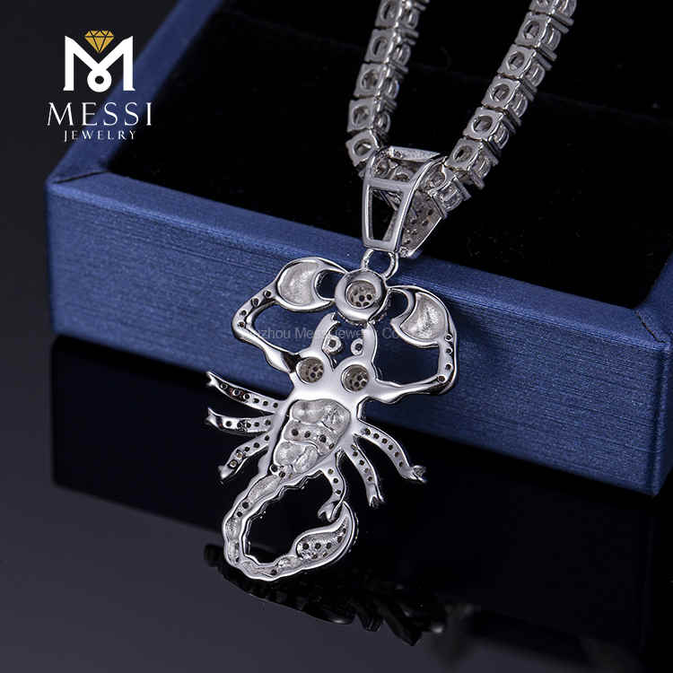 DIY hip-hop rapper monile argenteum scorpium hip hop blen chains