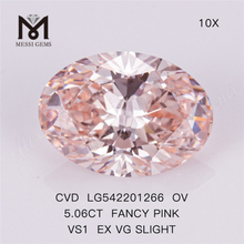 5.06ct vs1 EX VG Levis Fancy roseus color 