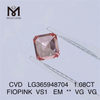 1.08CT FIOPINK VS1 EM lab iaspis CVD LG365948704