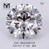 4.011ct CVD F VS1 3EX syntheticum iaspis pretium per cara