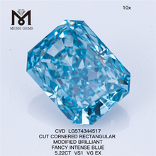 5.22CT CVD LG574344517 EX lab adamante caeruleo.