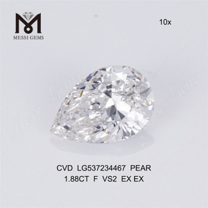1.88ct F VS2 2 carat homo fecit adamantem PIRRUM Seres syntheticum adamantes