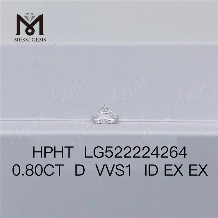 0,8 carat D/VVS1 ID EX lab crevit HPHT Certificate adamas Wholesale price 