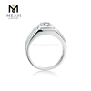High Quality 925 Silver Jewelry Rings Moissanite Ring for Man