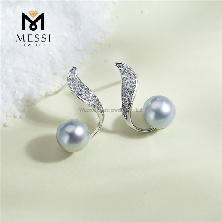 7-8mm akoya Elegans nuptialis Jewelry Silver925 Bacca Crotalia pro Nuptiis