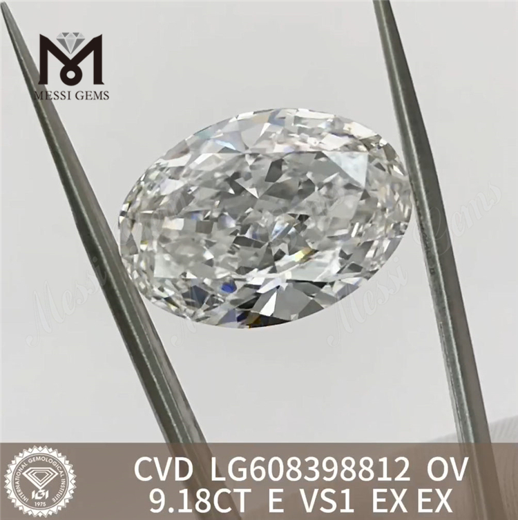 9.18CT E VS1 OV igi certified lab adamantibus IGI