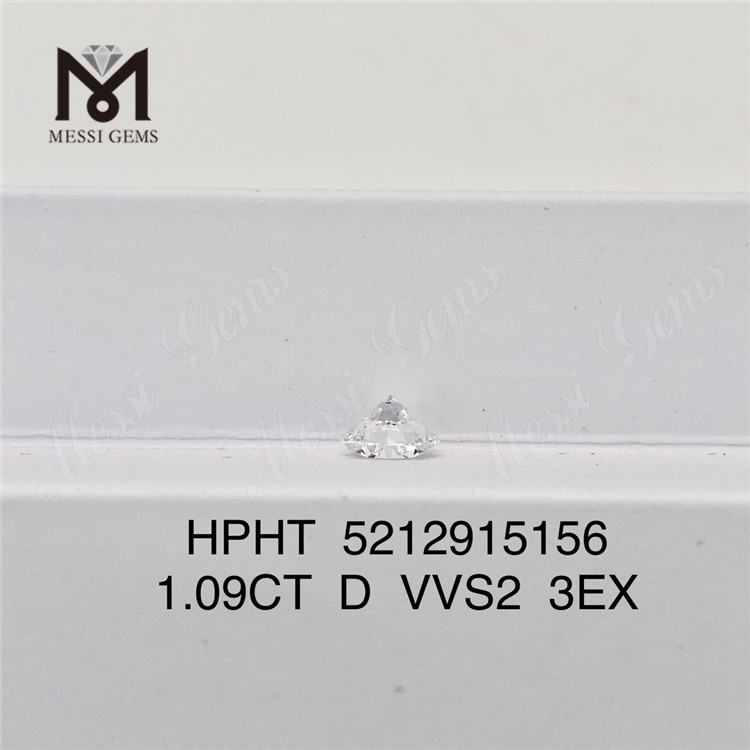 1.09CT D VVS2 3EX HPHT GIA non fodiuntur adamantes 5212915156丨Messigems 