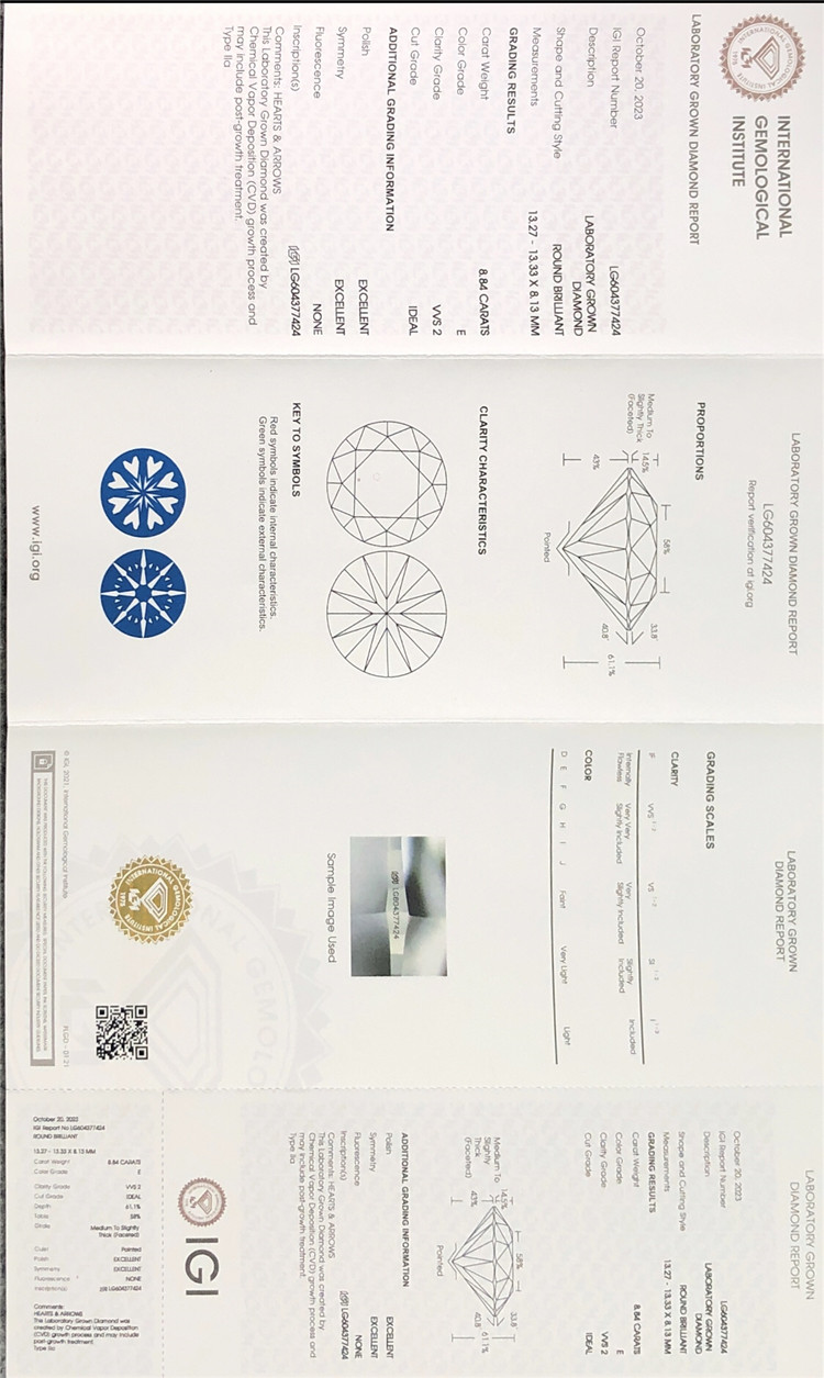 9ct cvd lab crevit adamas
