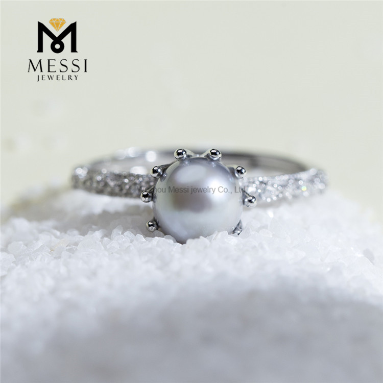 6.5-7mm Elegans Nuptialis Akoya Pearl Rings S925