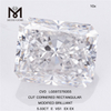 5.03CT E VS1 EX EX EX RECTANGULAR CVD Diamond Laboratory LG597379355丨Messigems