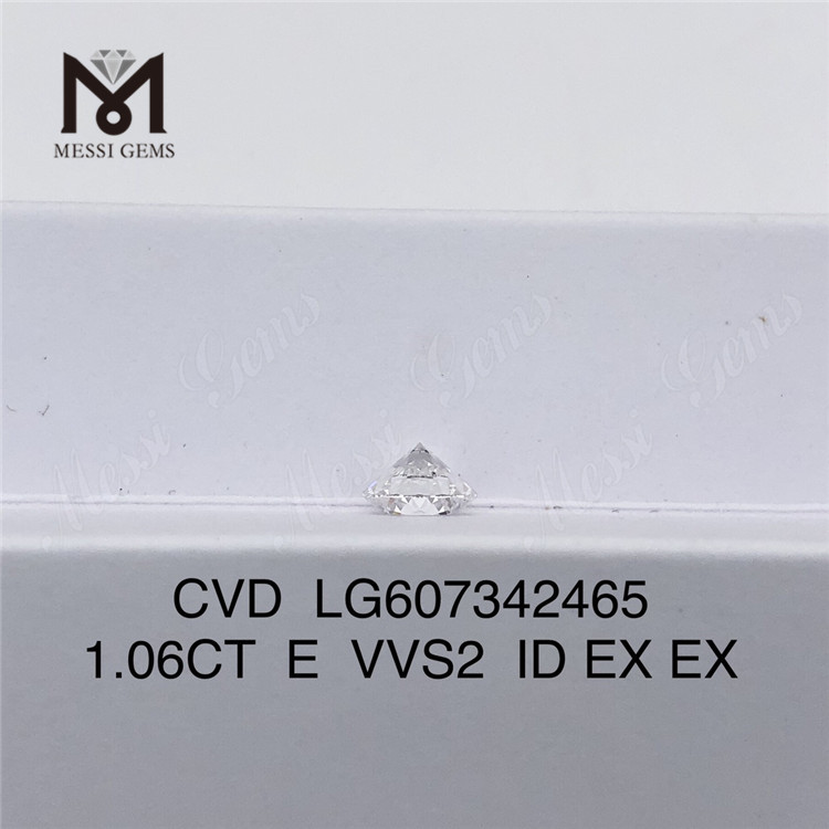 1.06CT CVD E VVS2 pretium 1 carat lab adamas crevit ad B2B丨Messigems LG607342465 