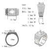 Procuratio Nuptialis Lab Diamond Ring Pro Men in 10k Nuptialis Band Men丨Messijewelry