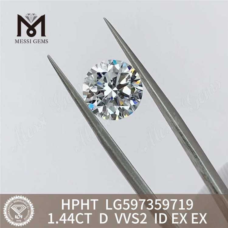 1.44CT D VVS2 ID EX EX Wholesale Lab-Made Diamond Your Competitive Edge HPHT LG597359719丨Messigems