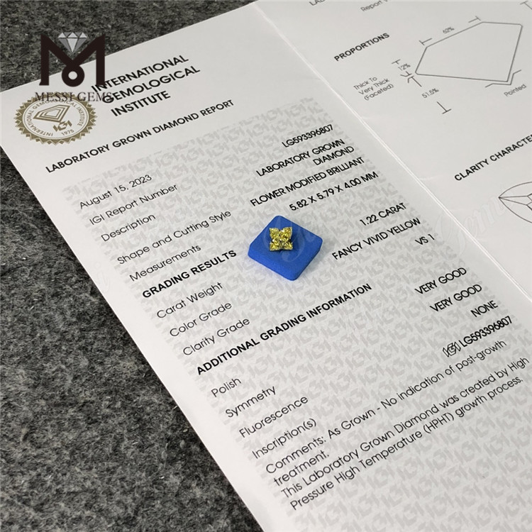 3ct Yellow Flos homo fecit Diamons